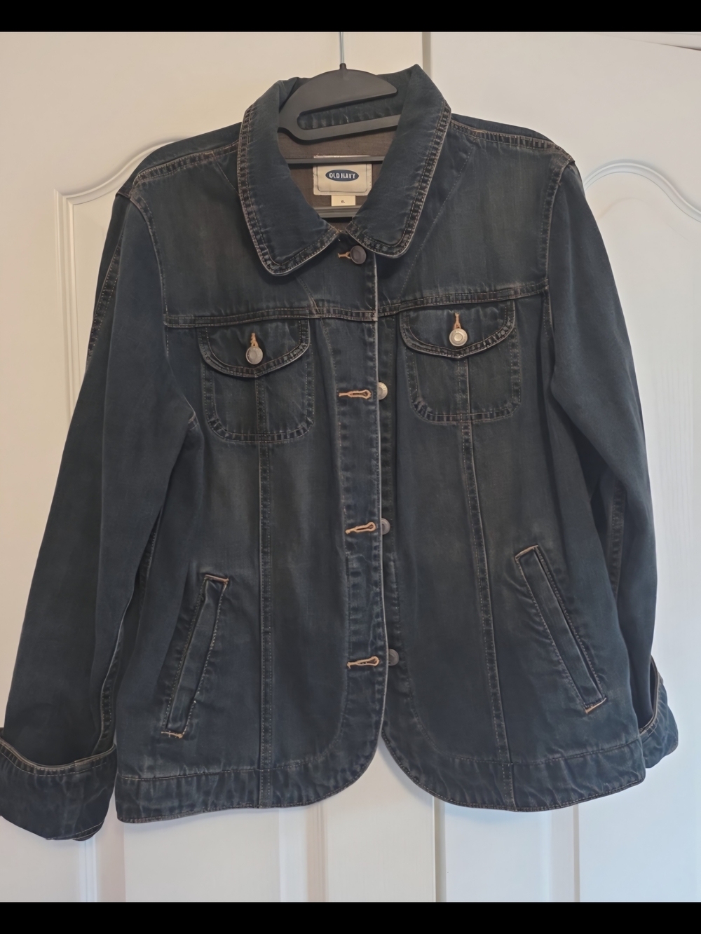 Old Navy Women's Dark Wash Denim Jacket – Size XL